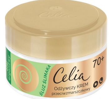 Celia Śluz Ślimaka Przeciwzmarszczkowy Krem Do Twarzy Odżywczy 70+ 50 ml