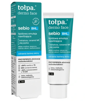 TOŁPA Dermo Face Sebio BHL Lipid Moisturizing Emulsion for imperfections 45 ml
