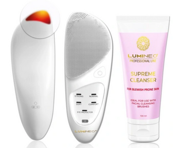 Lumineo SONIC White Face Brush + Problem Face Gel