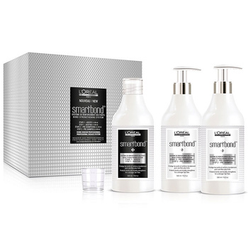 LOREAL SMARTBOND System stärkt das Haar beim Färben, Bleichen und Entfärben, 3 x 500 ml