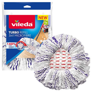 Vileda TURBO 3in1 Microfiber Rotary Mop Cartridge