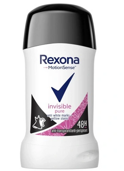 Rexona Women Invisible Pure Antyperspirant w sztyfcie dla kobiet 40 ml