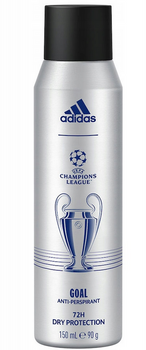 Adidas Uefa Champions League Goal Edition Spray antiperspirant pentru bărbați 150 ml