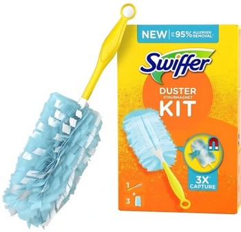 Swiffer Duster Microfiber Dust Broom + 3 Cartridges - Set