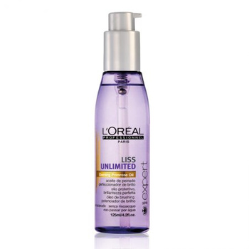Loreal Liss Unlimited, olio levigante, lucentezza e protezione, 125 ml