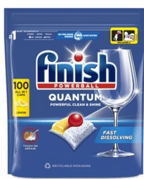 Finish Ultimate All in One Geschirrspüler Kapseln Zitrone 100 Stück