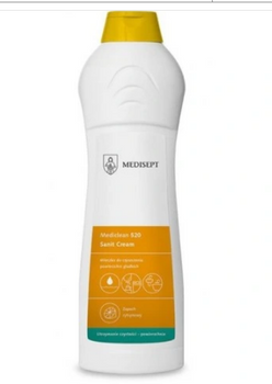 Mleczko do czyszczenia Mediclean 520 Sanit Cream - 650 g Zapach cytrynowy Medisept