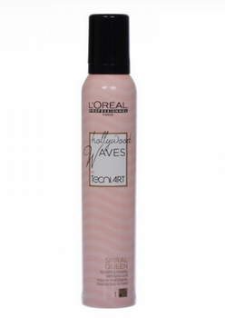 Loreal Tecni.ART Hollywood Waves Spiral Queen Schiuma Styling per Capelli Ricci 200 ml