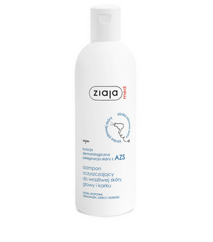 Ziaja Med Dermatological Treatment for AD Skin Care Sampon de curatare pentru scalp si gat sensibil 300 ml