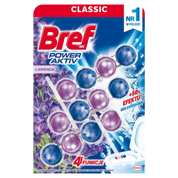 Bref Power Aktiv WC Duftwürfel Lavendelfeld 3x50G