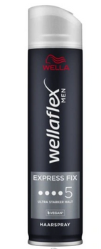 Wellaflex Men Express Fix 5 Spray de păr extra puternic 250 ml