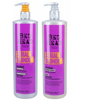 Set Tigi BH Serial Blonde Shampoo 970 ml + balsamo 970 ml