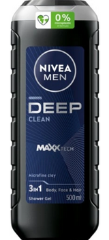 Nivea Men Gel de duș Deep Clean 500 ml