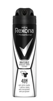 Rexona Deo Men Unsichtbar Schwarz/Weiß 150 ml