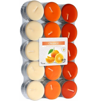 Bispol scented tealight tealights 30 pcs ORANGE