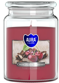 Bispol Scented Candle in Glass 500 g Chocolate &amp; Cherry