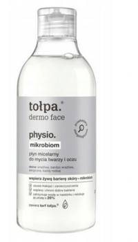 Tolpa Dermo Face Microbiome Micellar Liquid for Face and Eye Wash 400 ml