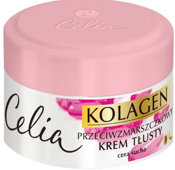 Celia Kolagen Witaminy A+E  Tłusty Krem do twarzy 50 ml