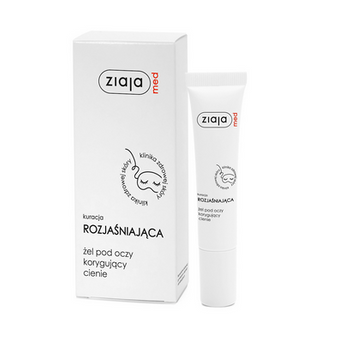 Ziaja Med Brightening Eye Gel correzione occhiaie 15 ml
