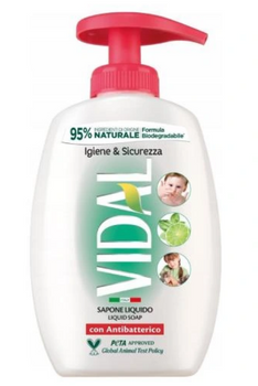 Vidal antibacterial liquid soap 300 ml Antibatterico