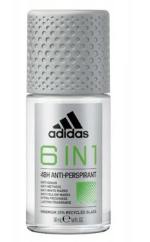 Adidas For Men 6 IN 1 50 ml Deodorant pentru bărbați Roll-on