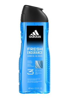 Gel de duș pentru bărbați Adidas Fresh Endurance 3 în 1 400 ml