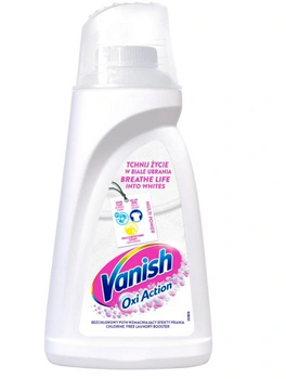 Vanish Oxi Action flüssiger Fleckenentferner für weiße Stoffe 1,5 L WHITE