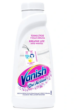 Vanish Oxi Action White Płyn Wzmacniający efekt prania białych tkanin 500 ml