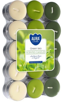 Bispol scaldă lumânări parfumate 30 buc ceai verde