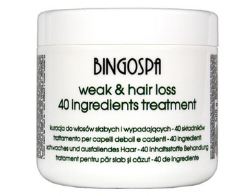 Trattamento per capelli BingoSpa SPA 40 ingredienti 500g