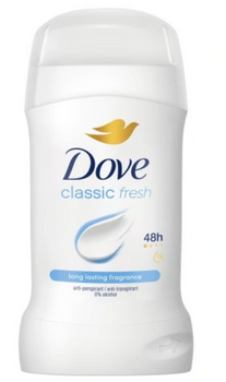 Dove Deo Stick Frau Klassisch Frisch 50 ml