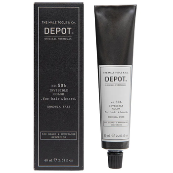 Depot No. 506 semi-permanent ammonia-free coloring cream for hair and beard 60 ml TITANIUM