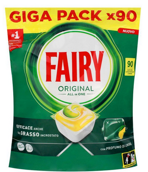 Fairy Platinium Original All-In-One Zitrone Spülmaschinenkapseln 90 Stück