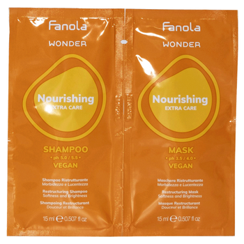 Fanola Wonder Nourishing Shampoo+Maske 2x15 ml