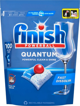 FINISH Quantum All in 1 dishwasher capsules 100pcs.
