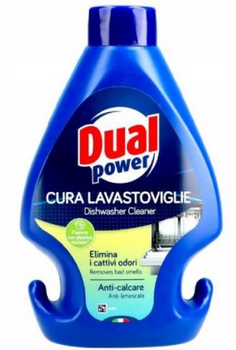 Dual Power Płyn do czyszczenia zmywarki na kamień i tłuszcz 250 ml