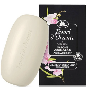 Tesori d'Oriente Mydło w kostce Orchidea 125 g