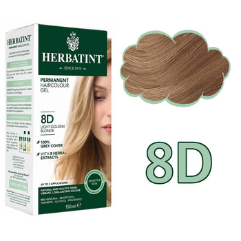 Herbatint Farba 8D Jasny Złoty Blond 150 ml