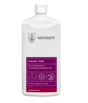 Medisept Velodes Liquido Alcolico Morbido per la disinfezione igienica e chirurgica delle mani e della pelle 500 ml