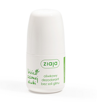 Ziaja Green Olive Leaves - Deodorante all&#39;Olivo senza sali di alluminio 60ml