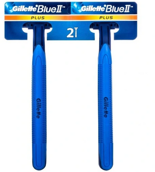 Gillette Blue II Plus Maszynka do Golenia 2 szt