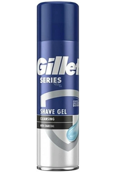 Gillette Series Cleansing Żel do golenia z węglem 200 ml