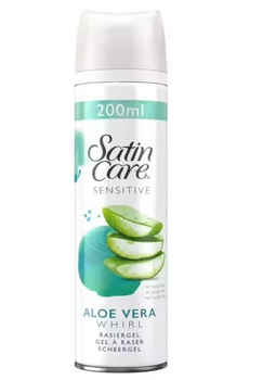 Gel de ras Gillette Satin Care Sensitive Aloe Vera 200 ml