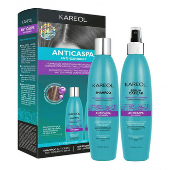 Kit anti-mătreață Kareol Șampon + Ser 2x300 ml