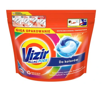 Vizir ALL-in-1 PODS Capsule de spălare 60 buc pentru culori